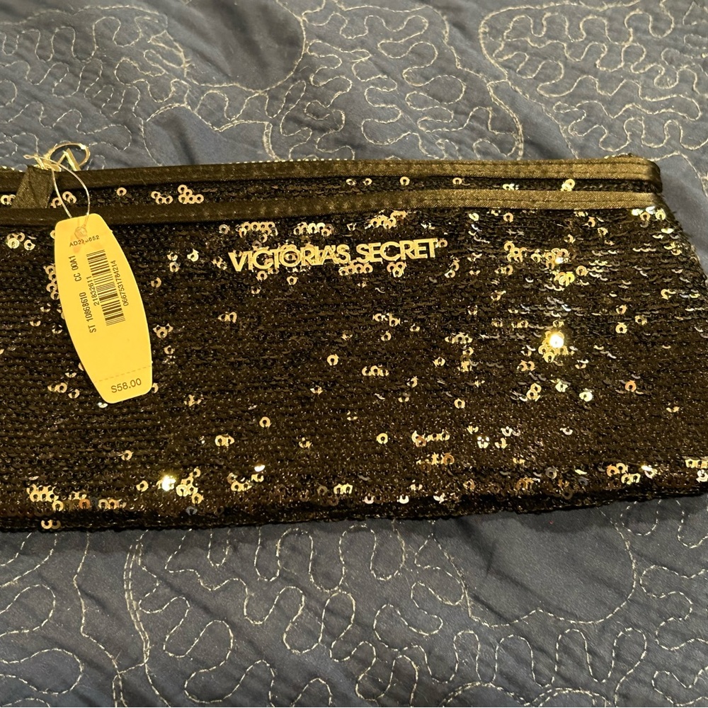 Sequined Victoria Secret Clutch